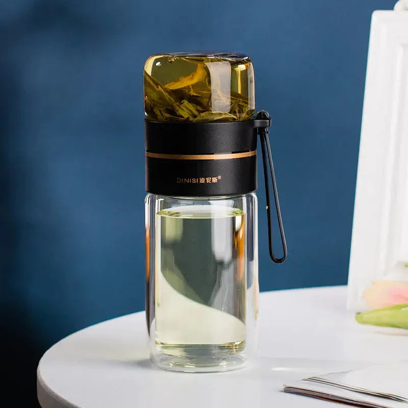 Glass Water Bottle - Bellarte Enchanté Glass Water Bottle